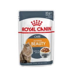 Royal Canin Intense Beauty Влажный корм для кошек для поддержания красоты шерсти (кусочки в соусе) пауч 85г Royal Canin Intense Beauty Влажный корм для кошек для поддержания красоты шерсти (кусочки в соусе) пауч 85г