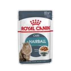 Royal Canin Hairball Care Консервированный корм для взрослых кошек (кусочки в соусе) пауч 85г Royal Canin Hairball Care Консервированный корм для взрослых кошек (кусочки в соусе) пауч 85г