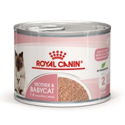 Royal Canin Mother & Babycat Mousse Консервированный корм для котят с момента отъема до 4 месяцев, мусс 195г Royal Canin Mother & Babycat Mousse Консервированный корм для котят с момента отъема до 4 месяцев, мусс 195г