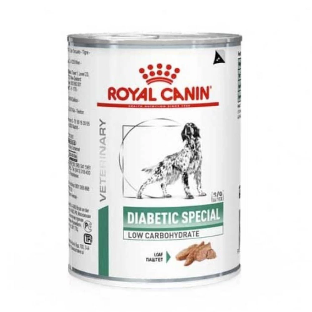Royal Canin Veterinary Diabetic Special Low Carbohydrate Корм для собак при сахарном диабете (паштет) 410г