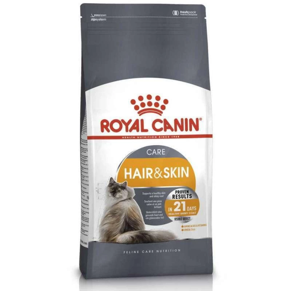 Royal Canin Hair & Skin Care Сухой корм с курицей для кошек с проблемной шерстью 2кг