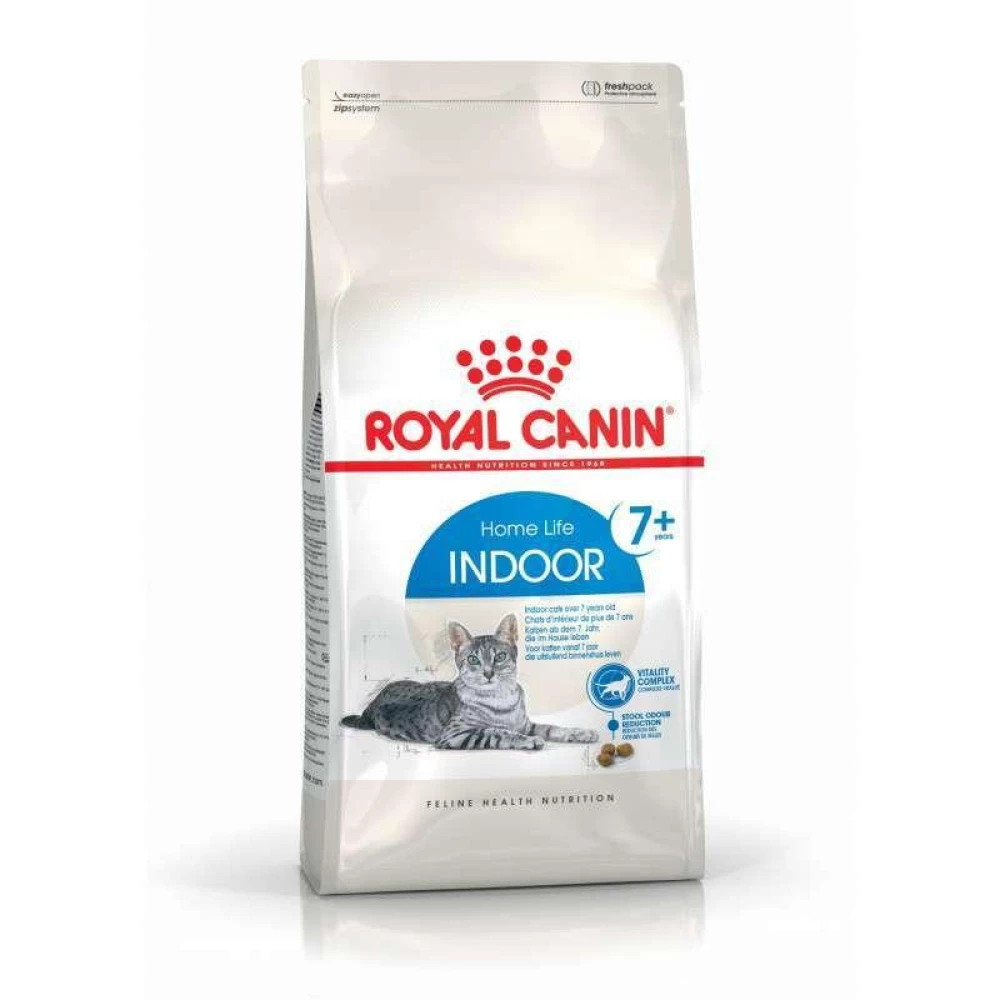 Royal Canin Indoor 7+ Сухой корм с птицей для домашних кошек преклонных лет 3,5кг