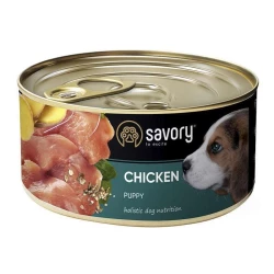 Savory Chicken Puppy Влажный корм из мяса курицы для щенков 200г Savory Chicken Puppy Влажный корм из мяса курицы для щенков 200г