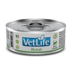 Farmina VetLife Renal Консервированный корм-диета для кошек с заболеванием почек с курицей 85г