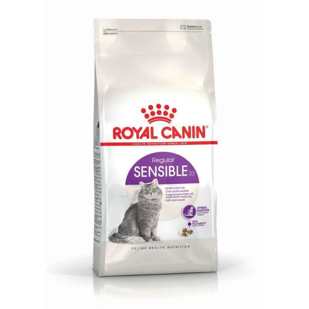 Royal Canin Sensible 33 Сухой корм с птицей для кошек с чувствительной пищеварительной системой 10кг