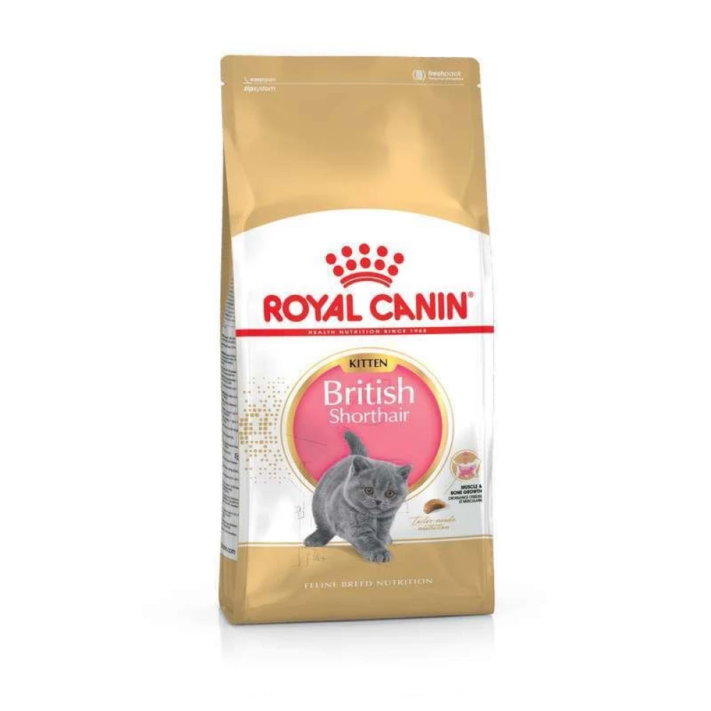 Royal Canin Kitten British Shorthair Сухой корм с птицей для Британских короткошерстных котят 10кг