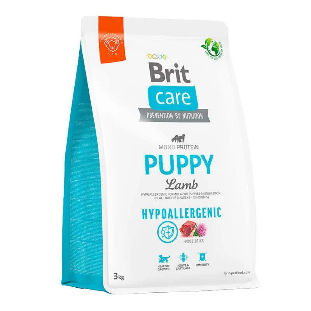 Brit Care Dog Hypoallergenic Puppy Корм для щенков гипоаллергенный с ягненком, 3 кг