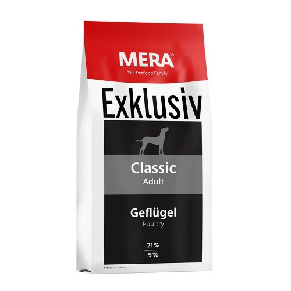 Mera Exclusiv Classic Классический корм для взрослых собак с мясом птицы 15кг