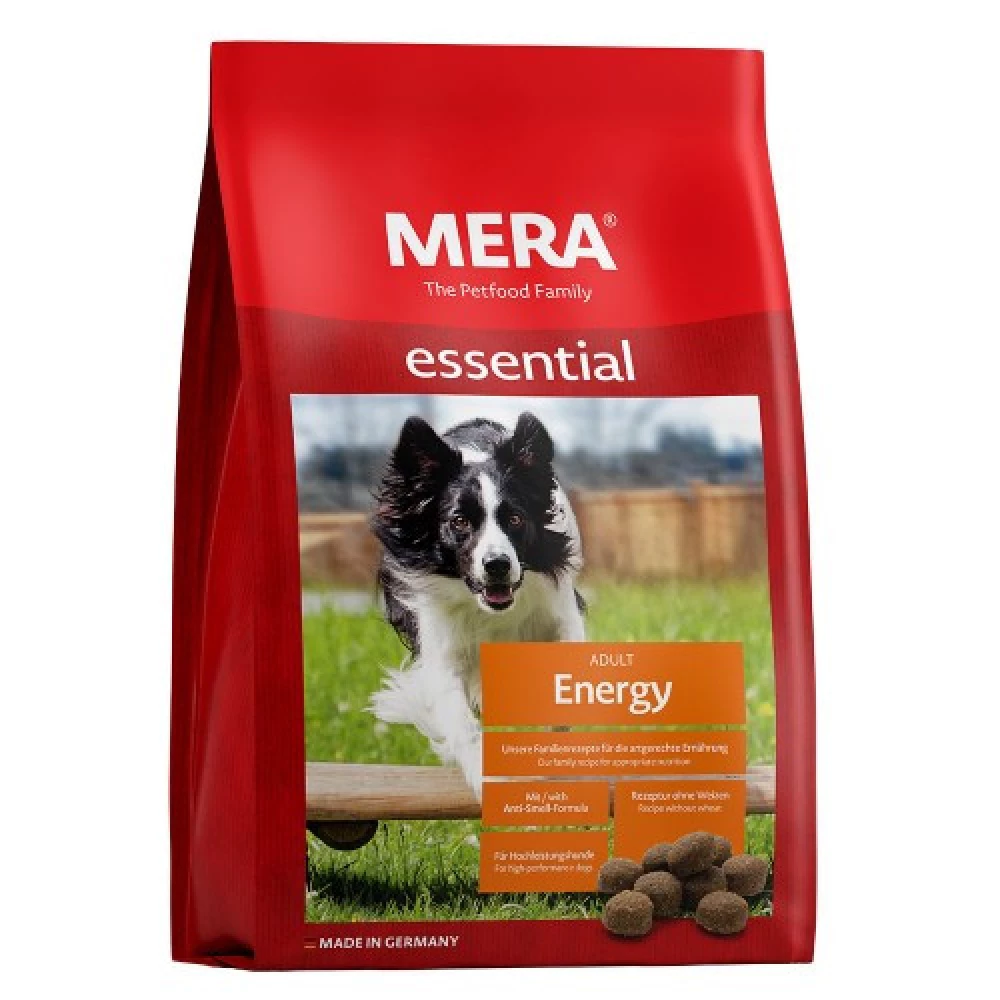 Mera Adult Essential Energy Корм для взрослых активных служебных собак и животных-спортсменов, птица 12.5кг