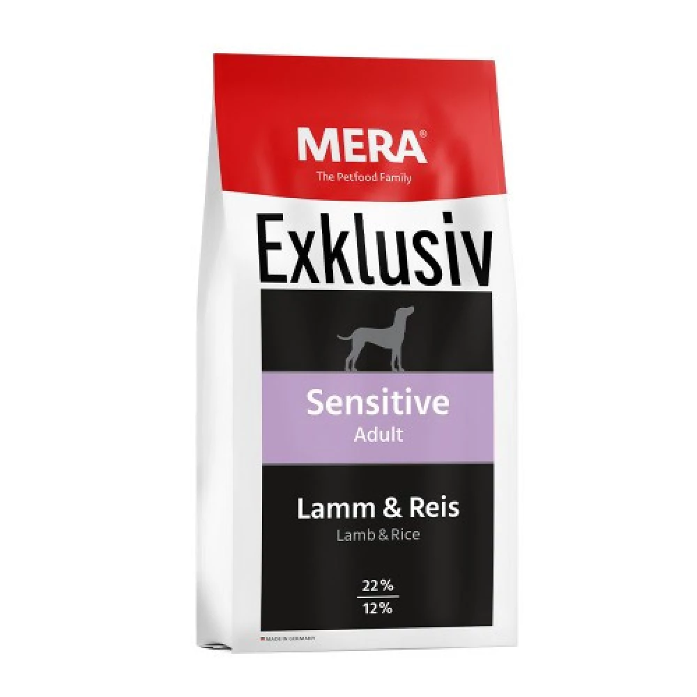 Mera Exklusiv Sensitive Adult Lamm-Reis Корм для взрослых собак с чувствительным пищеварением с ягненком 15кг