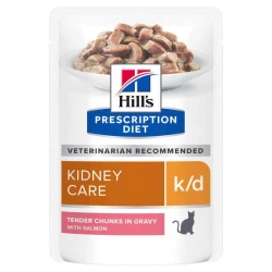 Hill“s k/d Kidney Care Salmon Влажный корм-диета с лососем для кошек с заболеваниями почек 85г Hill“s k/d Kidney Care Salmon Влажный корм-диета с лососем для кошек с заболеваниями почек 85г