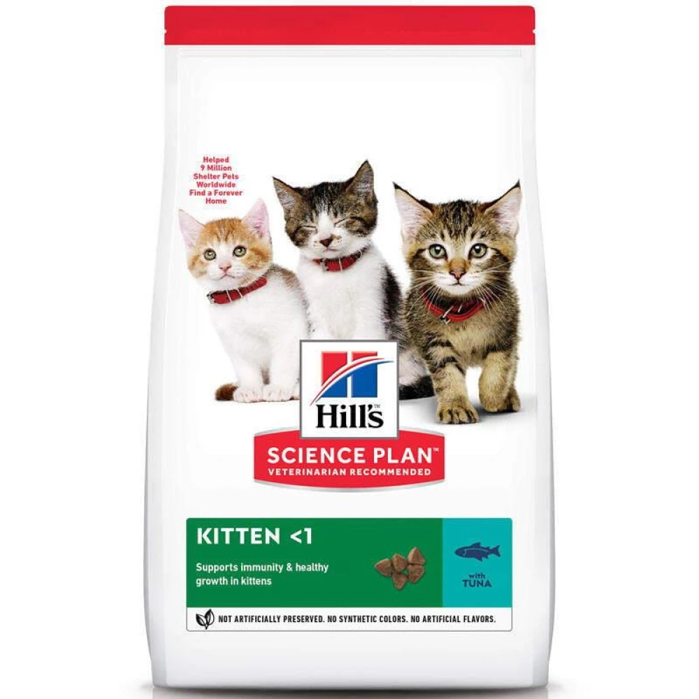Hill“s SP Kitten Tuna Сухой корм с тунцем для котят до 1 года 300г