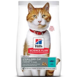Hill“s sterilised cat Young Adult with Tuna Сухой корм с тунцем для стерилизованных кошек и котов 300г Hill“s sterilised cat Young Adult with Tuna Сухой корм с тунцем для стерилизованных кошек и котов 300г