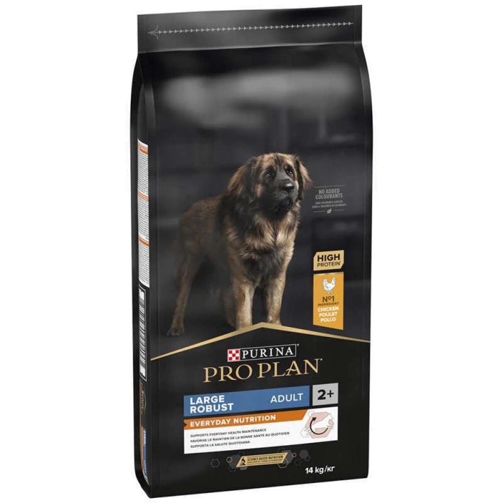 Purina Pro Plan Adult Large Robust Chicken Сухой корм для взрослых собак больших пород с курицей 14кг
