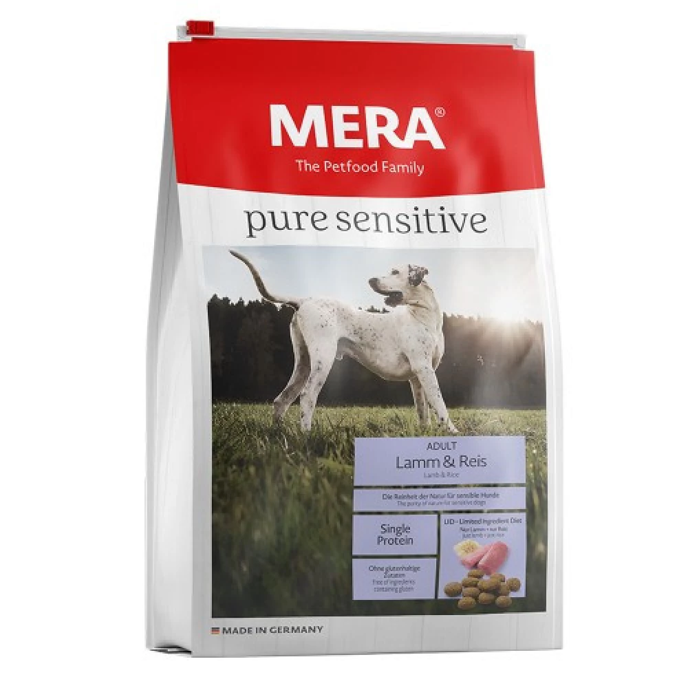 Mera PS Adult Lamm-Reis Корм для взрослых собак из ягненка и рисом для чувствительных собак 1кг