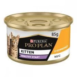 Purina Pro Plan Junior Kitten Chiken Влажный корм с курицей для котят (мусс) 85г Purina Pro Plan Junior Kitten Chiken Влажный корм с курицей для котят (мусс) 85г