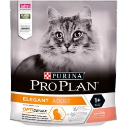 Purina Pro Plan Elegant Adult Сухой корм с лососем для взрослых кошек с чувствительной кожей 400г Purina Pro Plan Elegant Adult Сухой корм с лососем для взрослых кошек с чувствительной кожей 400г