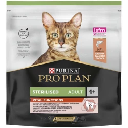 Purina Pro Plan Sterilised Adult Vital Functions Сухой корм с лососем для стерилизованных взрослых кошек 400г Purina Pro Plan Sterilised Adult Vital Functions Сухой корм с лососем для стерилизованных взрослых кошек 400г