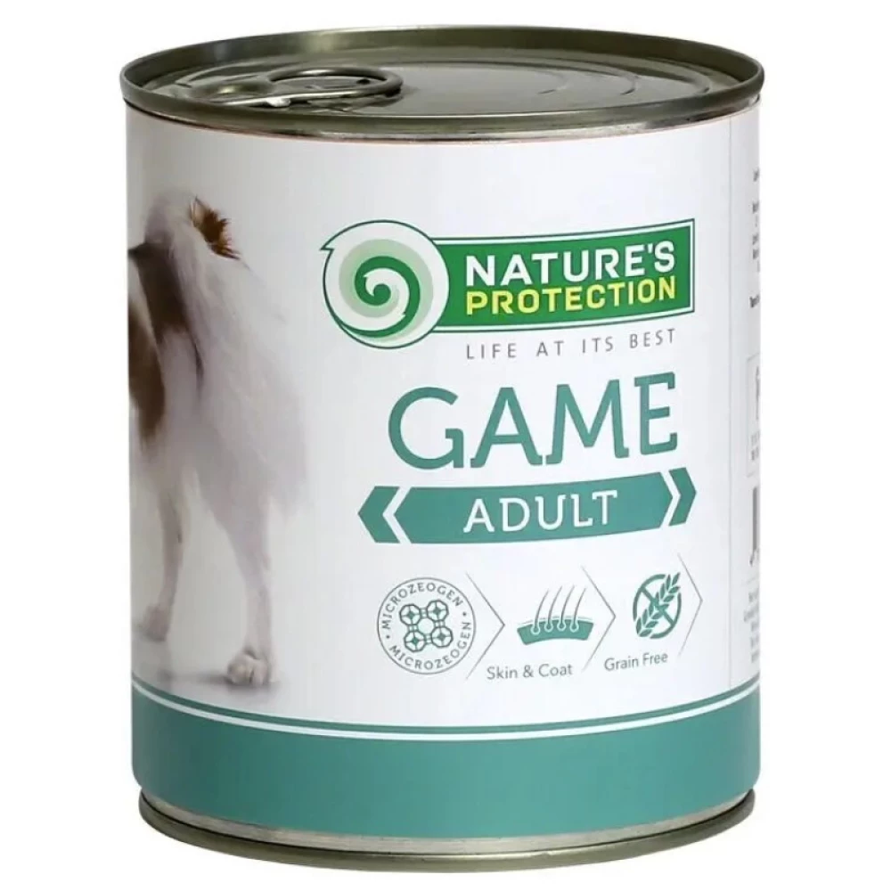 Nature“s Protection Adult Game Влажный корм для взрослых собак всех пород с дичью 400г