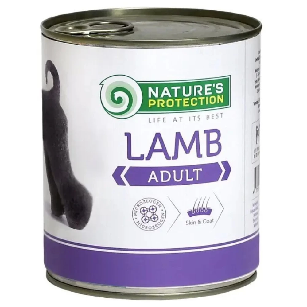 Nature“s Protection Adult Lamb Влажный корм для взрослых собак всех пород с ягненком 400г