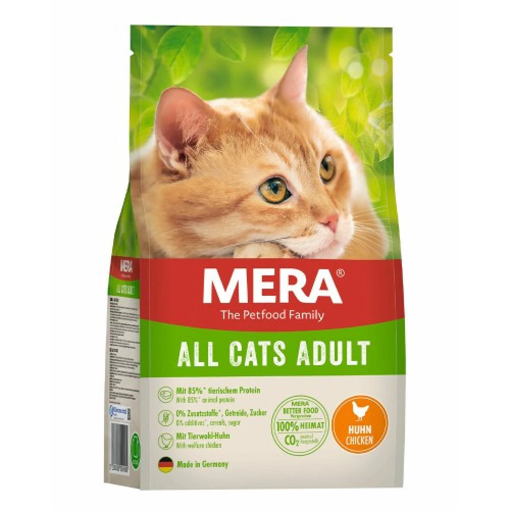 Mera Cats All Adult Chicken (Huhn) Корм для взрослых кошек всех пород с курицей 400г