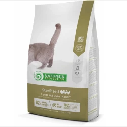 Natures Protection Sterilised Сухой корм для стерилизованных кошек и котов 2кг Natures Protection Sterilised Сухой корм для стерилизованных кошек и котов 2кг
