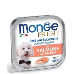 Monge DOG FRESH Нежный паштет с лососем для собак 100г