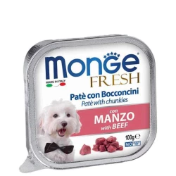 Monge DOG FRESH Нежный паштет с говядиной для собак 100г
