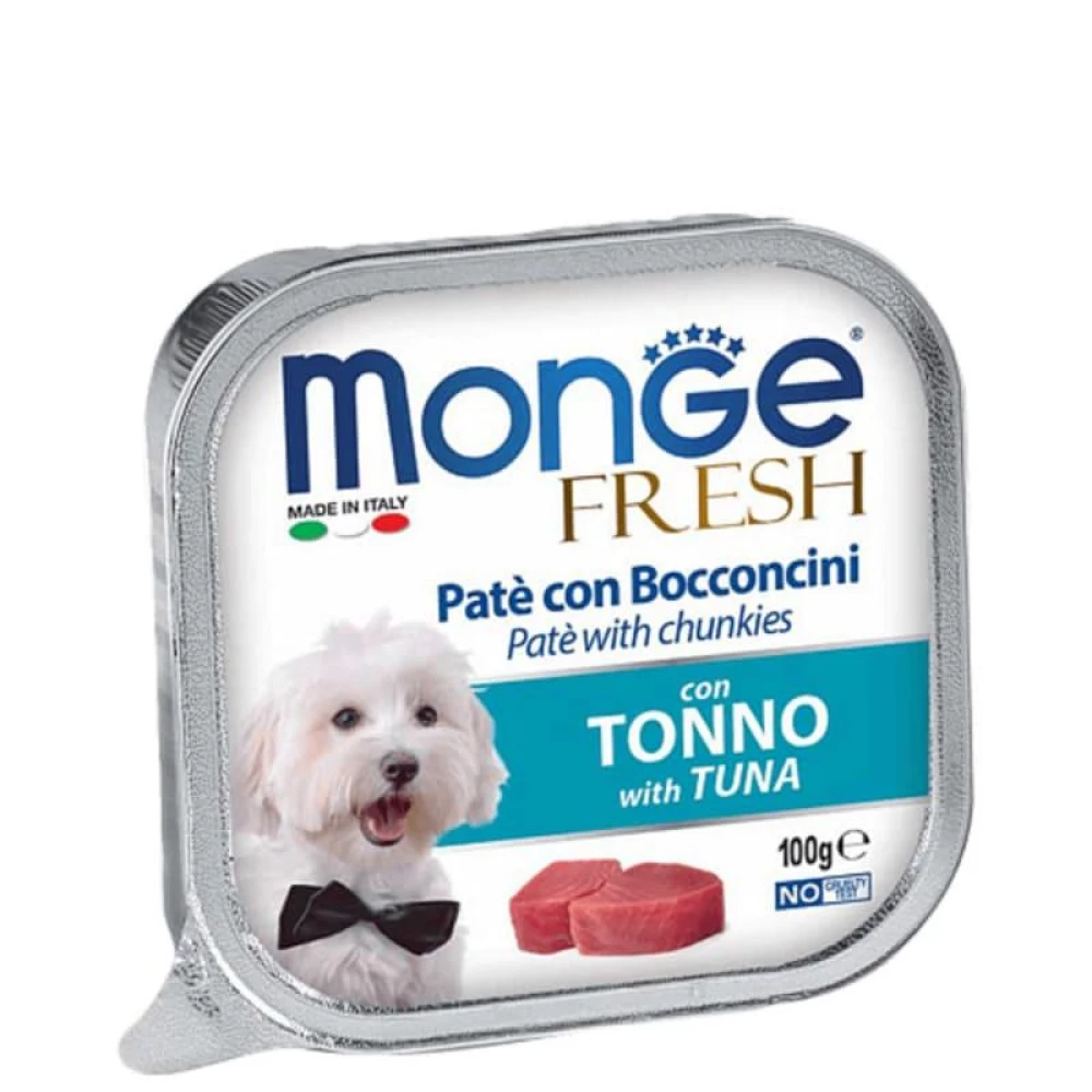 Monge DOG FRESH Нежный паштет из тунца для собак 100г