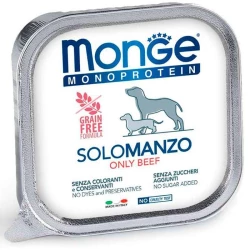 Monge Monoprotein Dog Solo Only Beef Монопротеиновый паштет с говядиной для собак 150г