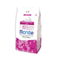 Monge Extra Small Adult Сухой корм для взрослых собак миниатюрных пород с курицей и рисом 800г