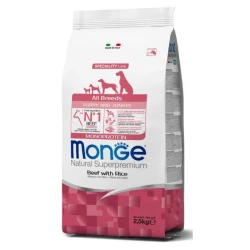Monge DOG Puppy & Junior Beef Сухой корм с говядиной для щенков и молодых собак разных пород 2,5 кг Monge DOG Puppy & Junior Beef Сухой корм с говядиной для щенков и молодых собак разных пород 2,5 кг