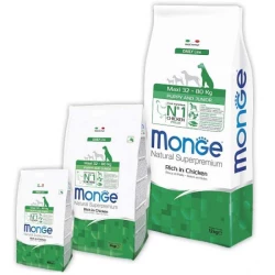 Monge Natural Superpremium Maxi Puppy & Junior Сухой корм с курицей и рисом для щенков больших пород 3кг Monge Natural Superpremium Maxi Puppy & Junior Сухой корм с курицей и рисом для щенков больших пород 3кг