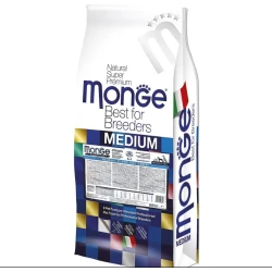 Monge Natural Superpremium Dog Medium Puppy&Junior Сухой корм с курицей для щенков средних пород 15кг