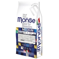 Monge Natural Superpremium Medium Adult Сухой корм с курицей для взрослых собак средних пород 15кг Monge Natural Superpremium Medium Adult Сухой корм с курицей для взрослых собак средних пород 15кг