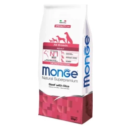 Monge Monoprotein All Breeds Adult Beef Монопротеиновый корм для взрослых собак разных пород, говядина 15кг Monge Monoprotein All Breeds Adult Beef Монопротеиновый корм для взрослых собак разных пород, говядина 15кг